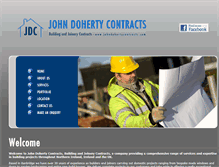 Tablet Screenshot of johndohertycontracts.com